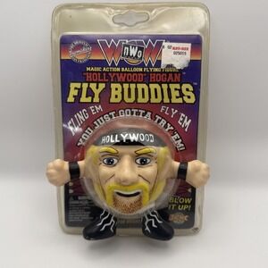 VTG WCW nWo Hulk Hogan Hollywood Hogan Fly Buddies Wrestling Figure